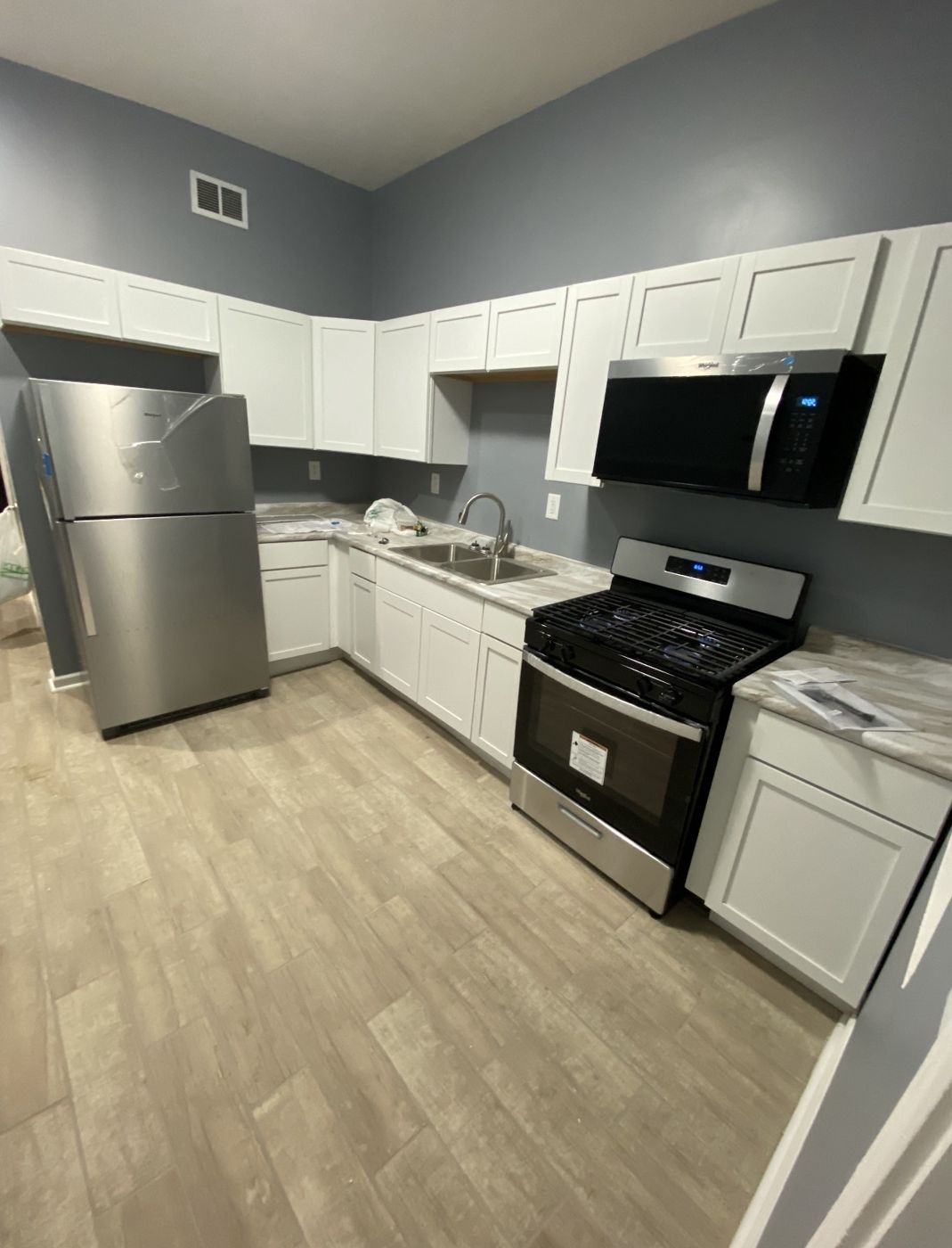 Finished kitchen
